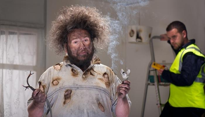 diy man gets professional in to save the day