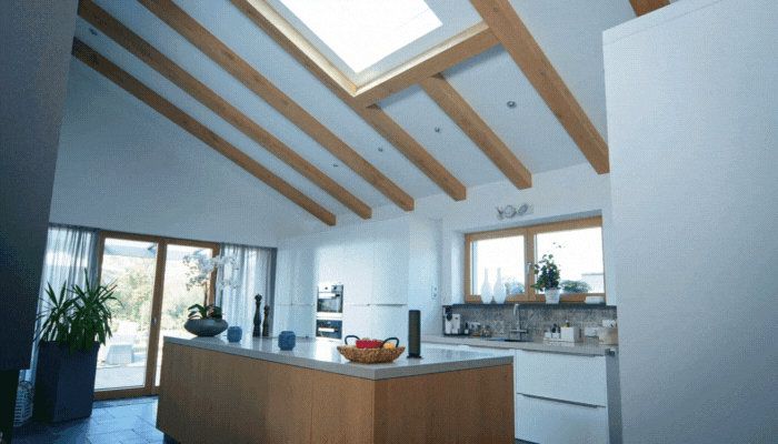 Collage of various smart home technology