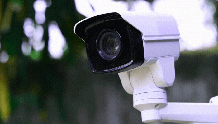 Security camera tracking motion