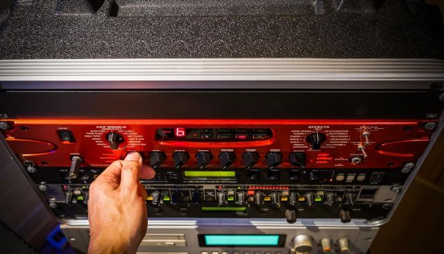 preamplifier closeup