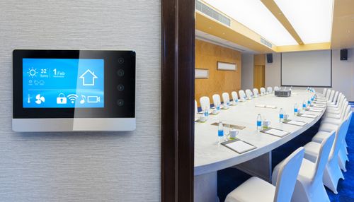 Room Scheduling Wall Device