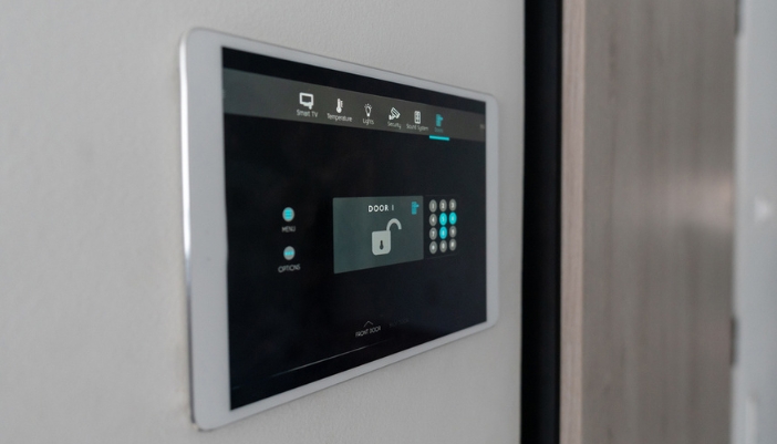 smart panel on wall