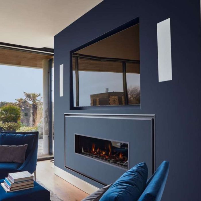 Wall mounted TV and in wall speakers