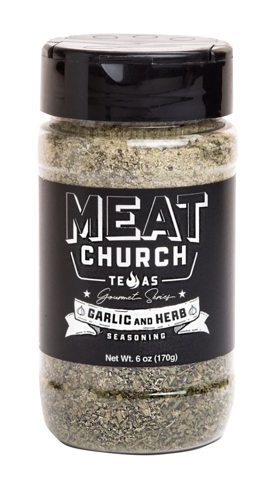 Meat Church BBQ seasoning.
