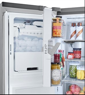 Top Rated LG refrigerator LFXC22526S dual ice dispensers