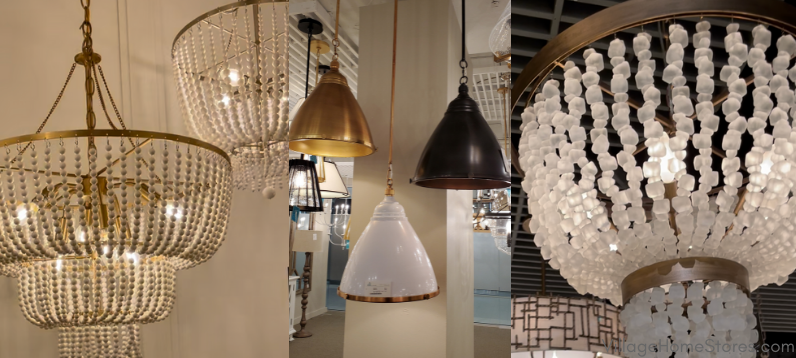 beaded and metal shade light fixtures trending in 2022