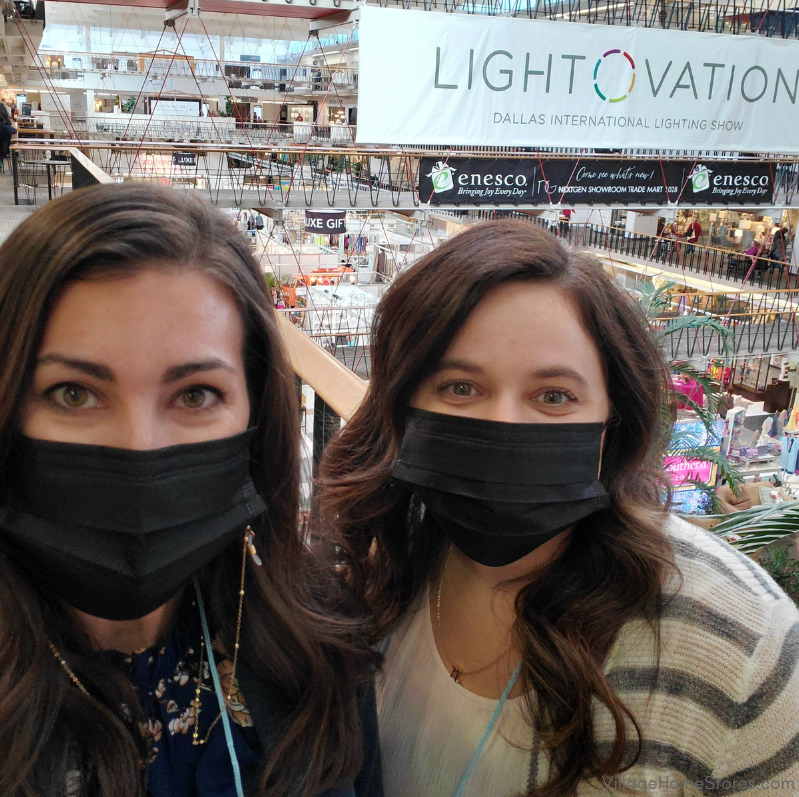Keri and Natasha from Village Home Stores at Lightovation 2022 Dallas Market Center