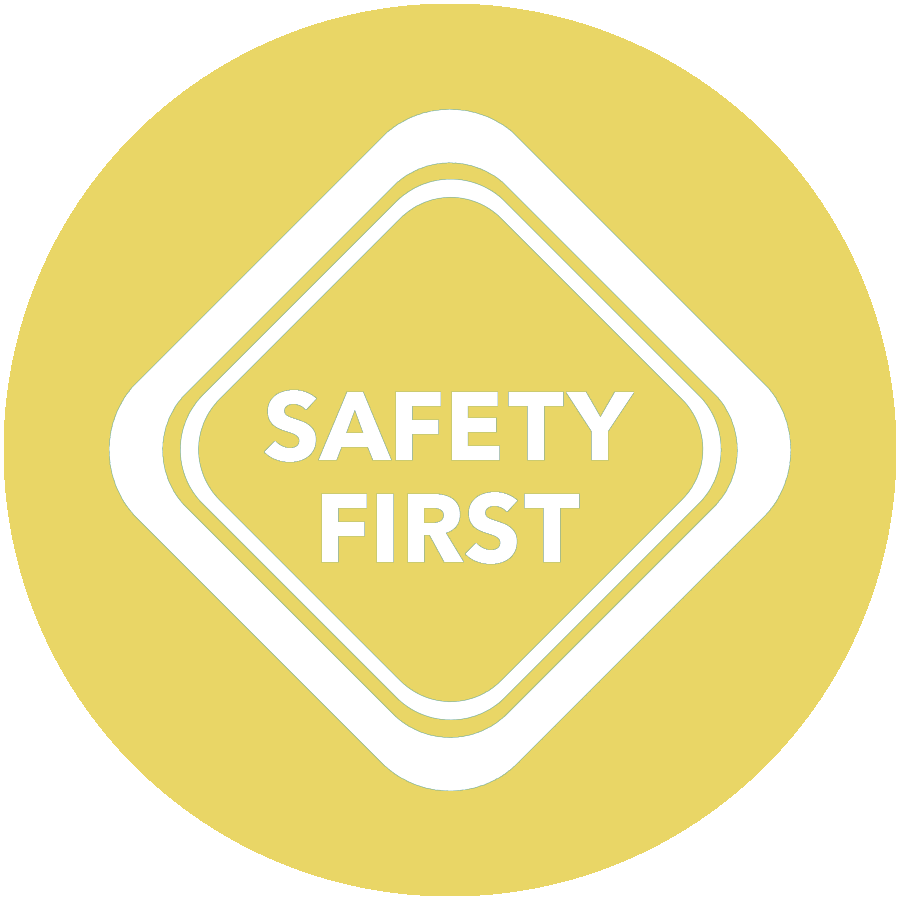 yellow safety symbol