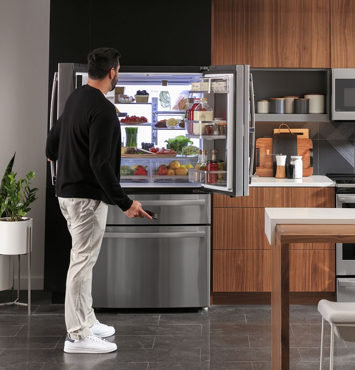 side by side fridge