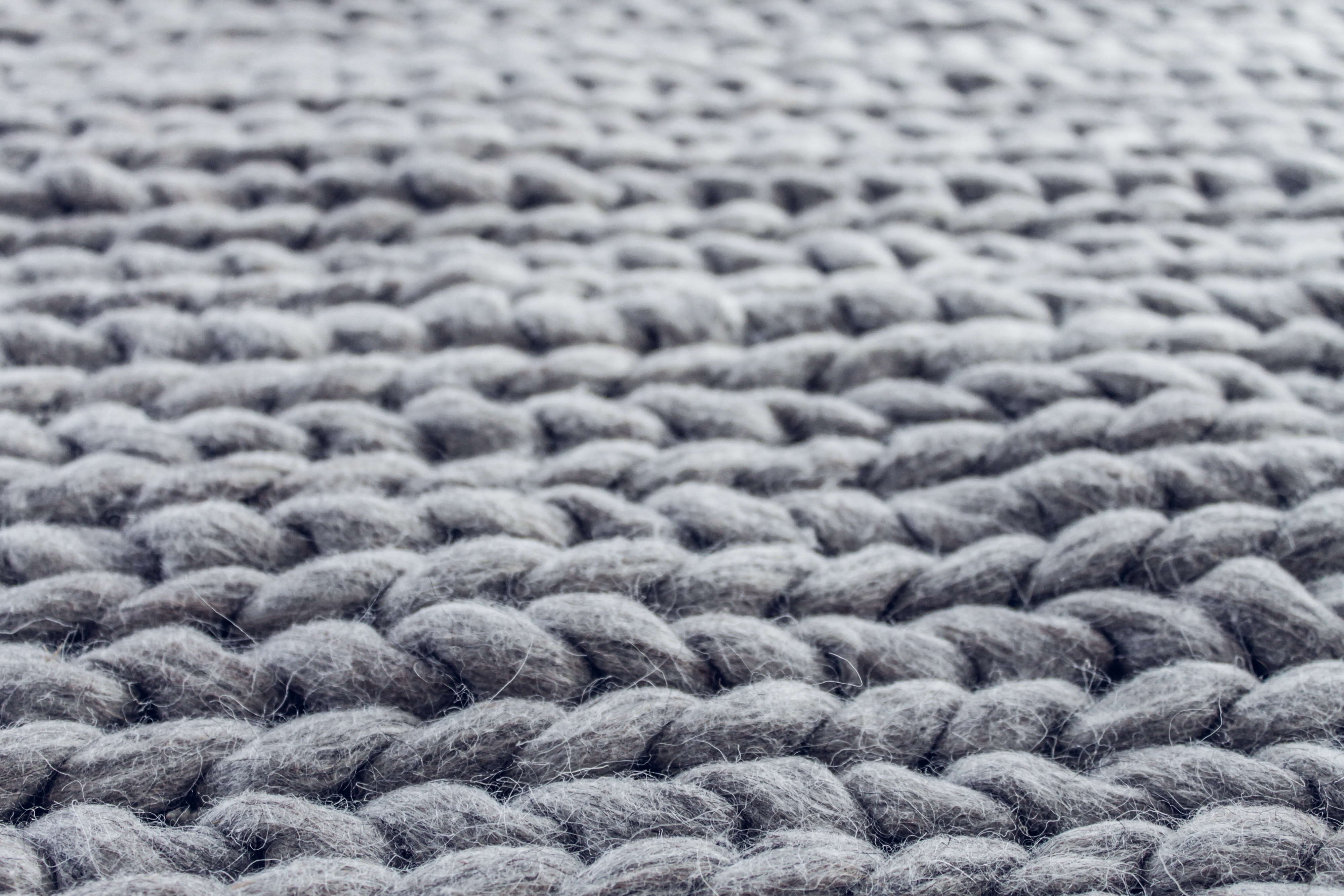 close-up of rug threads