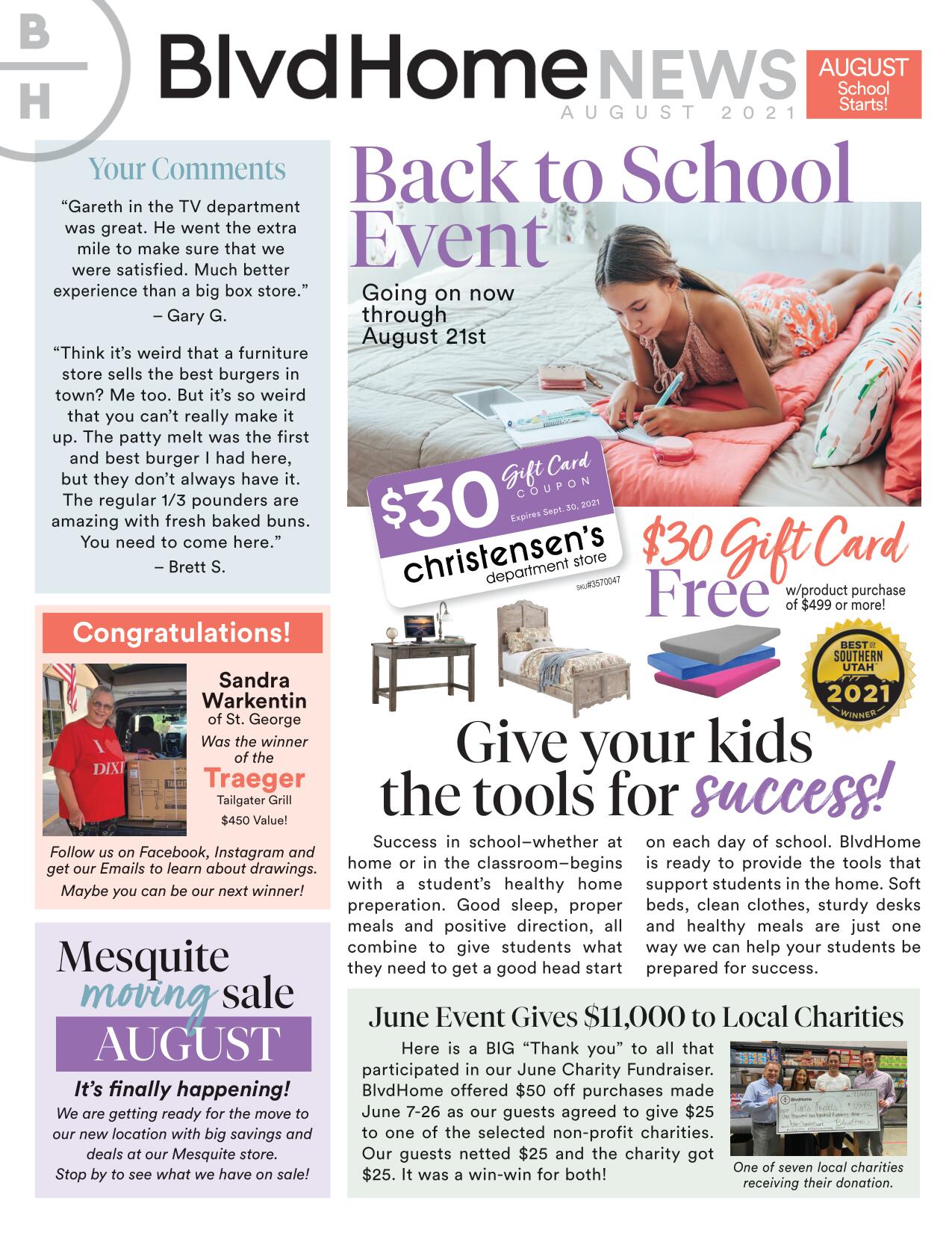 August Newsletter