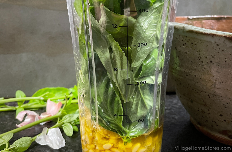 homemade pesto