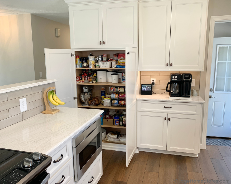 shallow pantry