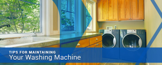 Laundry room with blue washer and dryer
