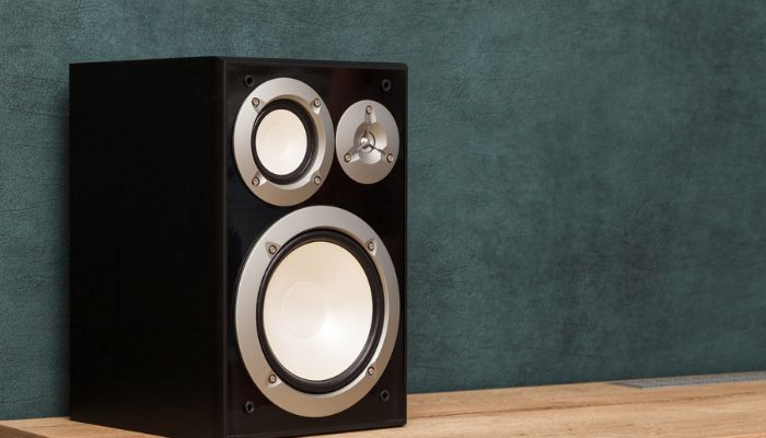 black sealed subwoofer