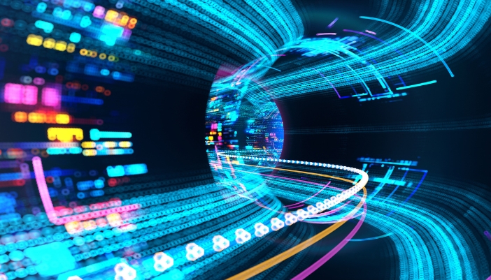 Concept image of fast internet capable of streaming flawlessly