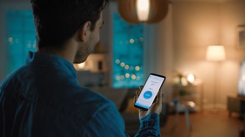 Turning on Home Lights from Smart Phone
