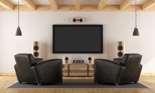 Entertainment Area Speaker Setup