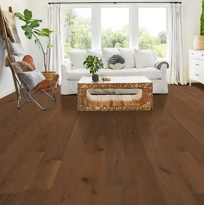 The Shaw Floor Exquisite Regency flooring in a living room 