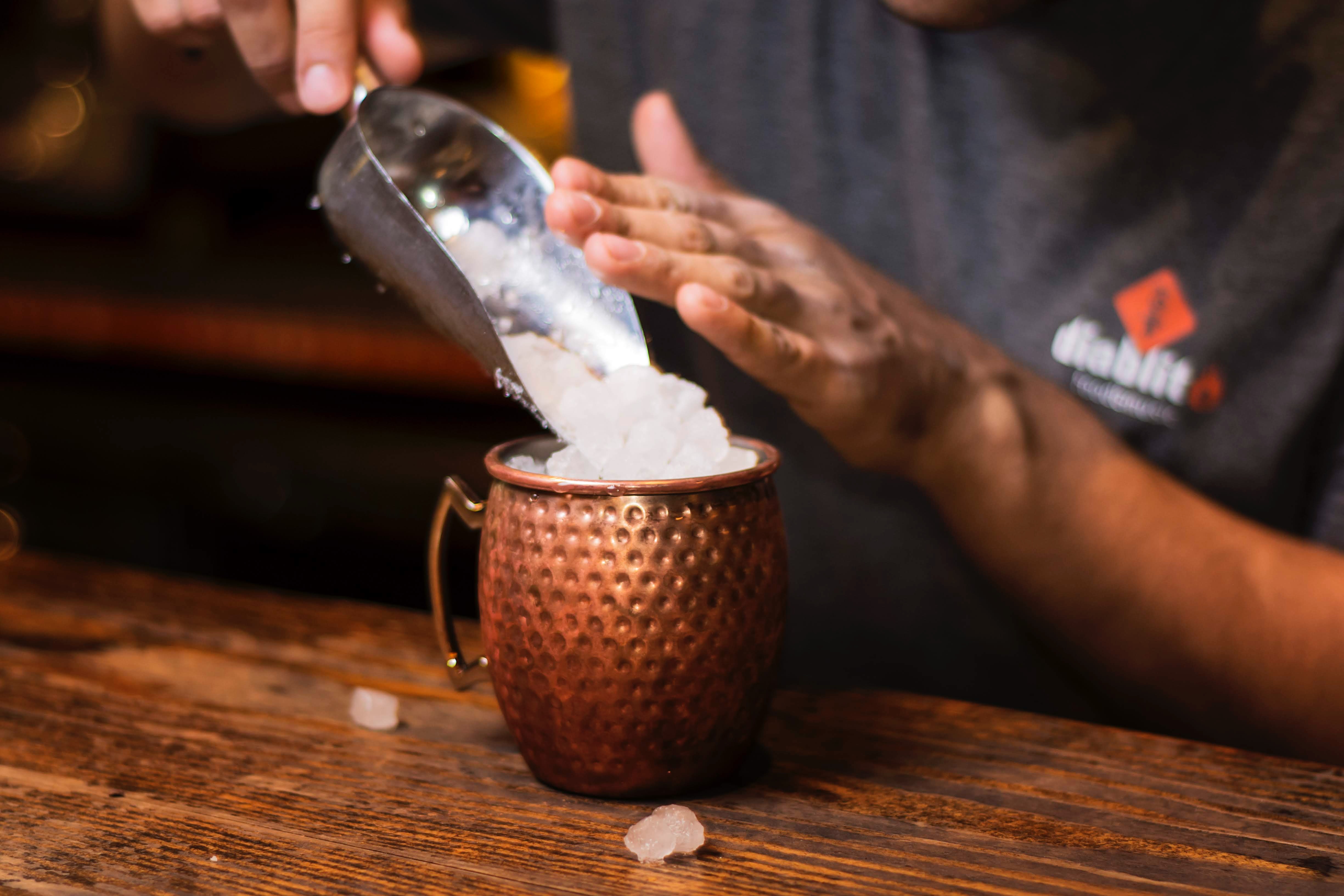 Filling Cup with Ice