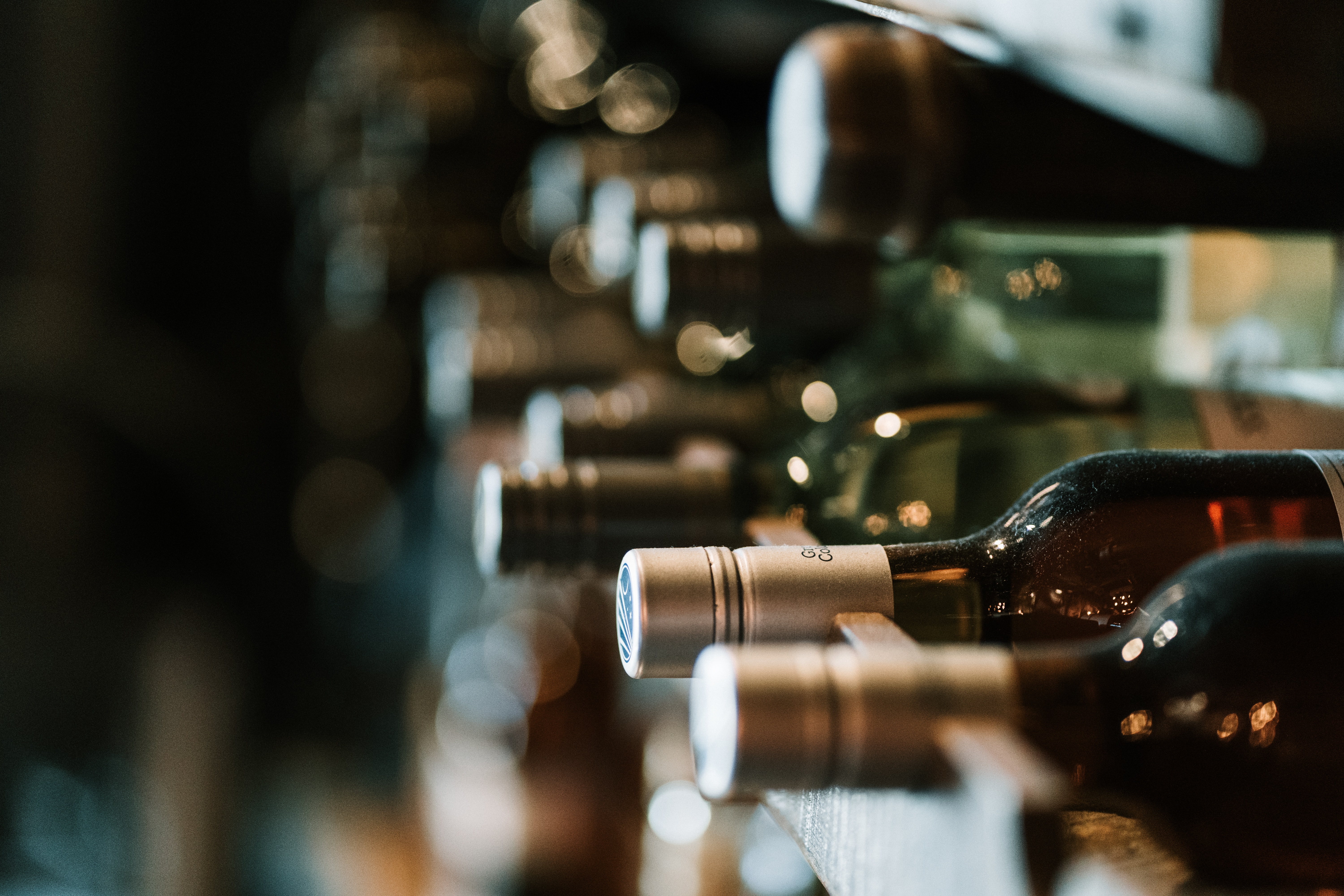 Wine Rack With Wine