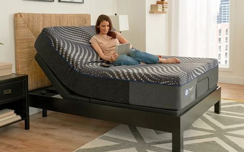 Sitting on a Adjustable Mattress