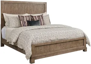 Front view of the American Drew Trenton California king panel bed