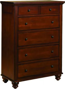 Front view of the Aspenhome Cambridge collection chest