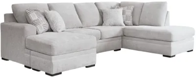 Front view of the Benchcraft Gabyleigh sectional sofa 