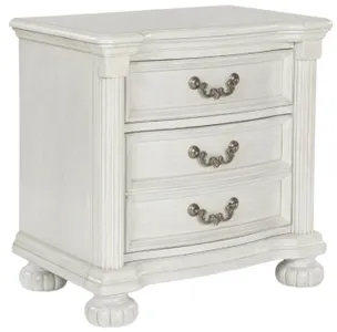 Front view of the Benchcraft Montelaine nightstand 