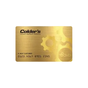 A gold Colder’s credit card 