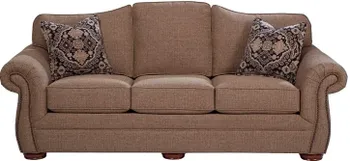 Front view of the Craftmaster Craftmaster Essentials collection sofa