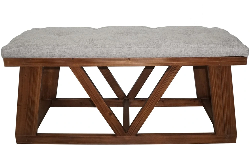 Front view of the Crestview Collection Evolution bench 