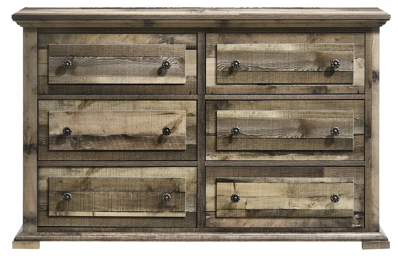 Front view of Elements International Cortez dresser