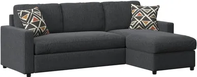 Front view of the Emerald Home Anderson sectional sofa