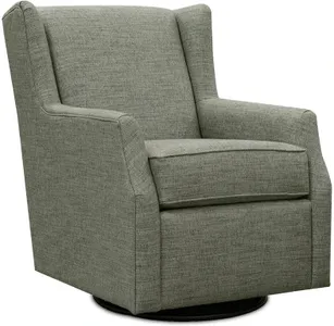 Front view of the England Furniture Allie swivel chair