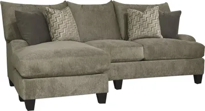 Front view of the England Furniture Del Mar collection customizable sofa 