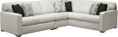 Front view of the England Furniture Del Mar sectional 