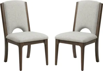 Credit: Flexsteel Front view of the Flexsteel Athens 2-piece dining chair set