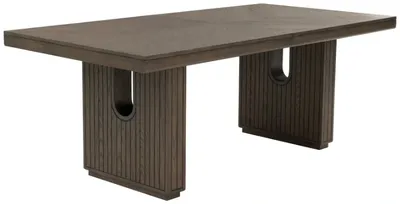 Front view of the Flexsteel Athens dining table