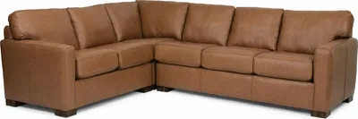 Front view of the Flexsteel Bryant sectional