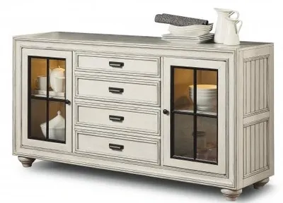 Front view of the Flexsteel Harmony dining room buffet