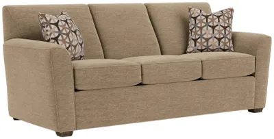 Front view of the Flexsteel Lakewood sleeper sofa