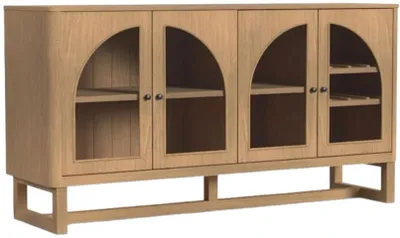 Credit: Flexsteel Front view of the Flexsteel Normandy collection buffet