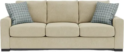 Front view of the Flexsteel Oliver sofa 