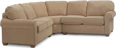 Front view of the Flexsteel Thornton collection sectional