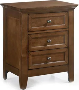 Front view of the Intercon San Mateo collection nightstand 