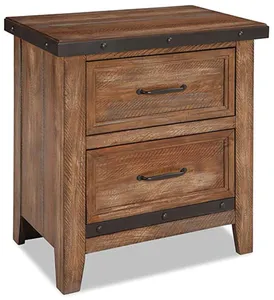 Front view of the Intercon Taos collection nightstand 