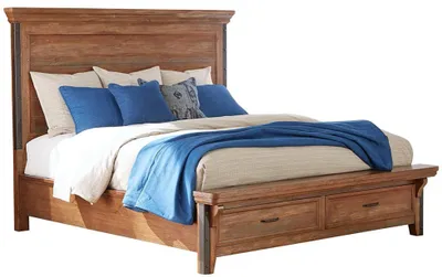 Front view of the Intercon Taos collection storage bed