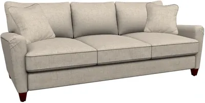 Front view of the La-Z-Boy Kirby sofa 